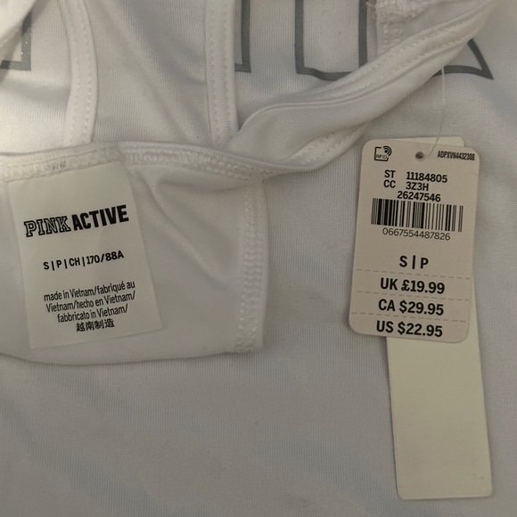Victorias Secret small tank top. 1 white and 1 black. - Picture 3 of 10